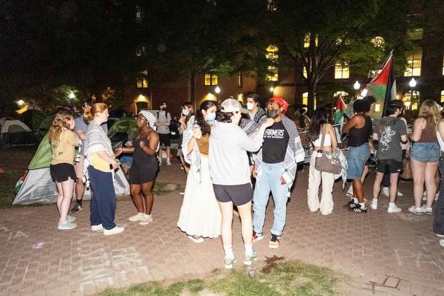 George Washington University is among the colleges nationwide where students have staged pro-Palestinian protests. (Ja’Mon Jackson/The Washington Informer)